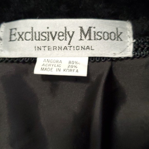 Vintage Exclusively Misook International cardigan kimono sleeve button down - Picture 4 of 7
